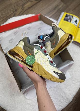 Чоловічі кросівки nike air mаx 270 reасt x trаvis scоtt