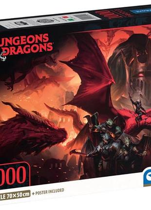 Пазл підземелля і дракони / dungeons&dragons 1000 елементів clementoni 39914