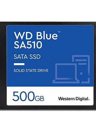 Ssd-накопичувач western digital blue 2,5″ 500 гб sata r 560 мб/с w 510 мб/с black (wds500g3b0a)