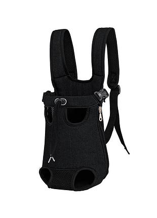 Рюкзак- кенгуру lesko a01002-ba black s для животных переноска котам собакам