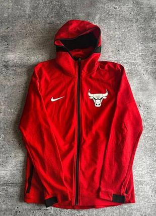 Оригинальная зепка nike nba chicago bulls кофта худи найк чикиго буллс м