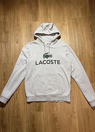 Сіре худі lacoste розмір s кофта