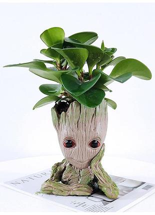 Цветочный горшок кашпо primo грут groot для цветов и канцелярии (gr-01)