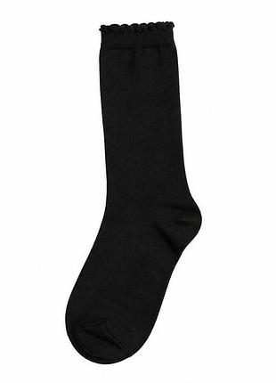 Носки хлопковые для девочки pepperts lycra® bdo104687 27-30 черный