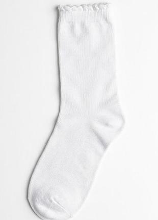 Шкарпетки бавовняні для дівчинки pepperts lycra® bdo104685 35-38 білий
