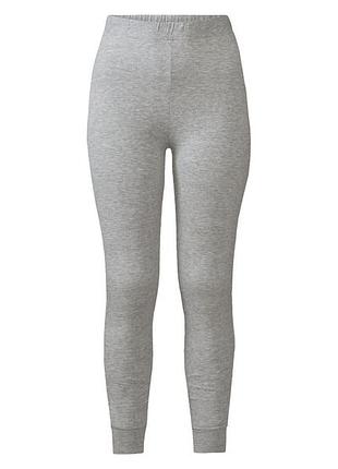 Піжамні штани бавовняні трикотажні для жінки esmara lycra® 498660-1 l сірий