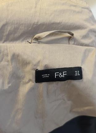 Куртка жіноча f&f парка бежева 2