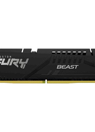 Оперативная память kingston fury beast ddr5 16 гб 5600 мгц dimm с радиатором xmp/expo black (kf556c36bbe-16)