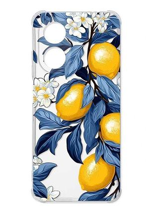 Чехол с утолщёнными углами на xiaomi redmi a5/poco c71 лимонное дерево (принт 417)