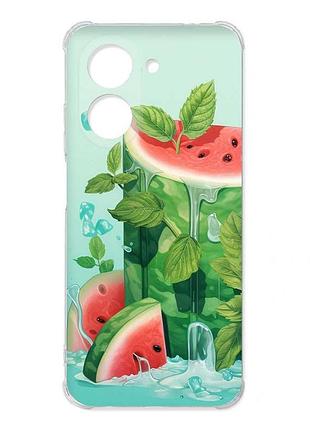 Чехол с утолщёнными углами на xiaomi redmi a5/poco c71 арбузный айсберг (принт 339)