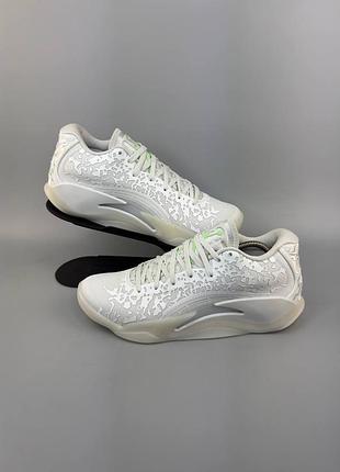 Оригінальні кросівки nike jordan zion 3 pf white/vapor green нові