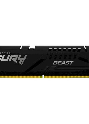 Оперативная память kingston fury beast ddr5 8 гб 6000 мгц dimm с радиатором xmp/expo black (kf560c36bbe-8)
