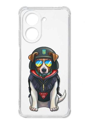 Чехол с утолщёнными углами на xiaomi redmi a7 пёс патрон (принт 4)