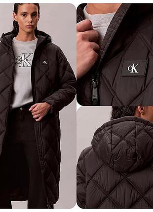 Куртка довга куртка calvin klein xs розпродаж до 01.09 пальто еко пуховик calvin klein xs