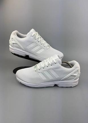 Кроссовки adidas originals zx flux triple white оригинал