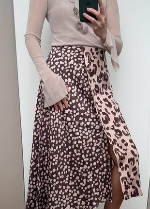 Zara жіночий гольф пильно-рожевого кольору в сітку з подовженим рукавом