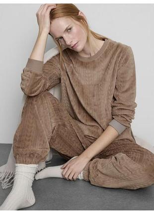 Primark теплая флисовая пижама р с сток 5