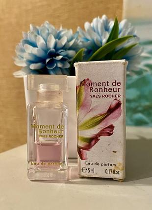 Eau de parfum moment de bonheur yves rocher мініатюра рідкість знятість