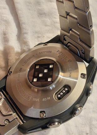 Смарт-годинник garmin fenix 8 pro 51mm amoled titanium 6