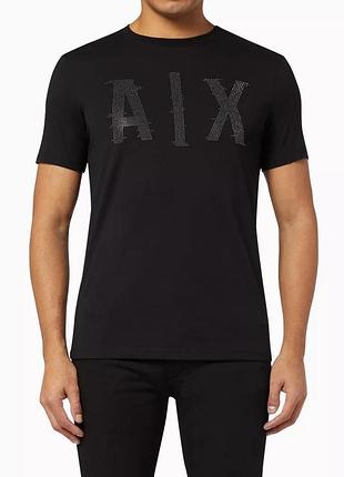 Футболка чорного кольору armani exchange