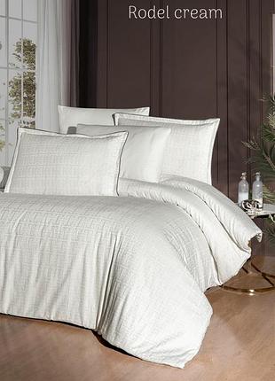 Постельное белье сатиновое la romano premium 300 tc евро размер rodel cream