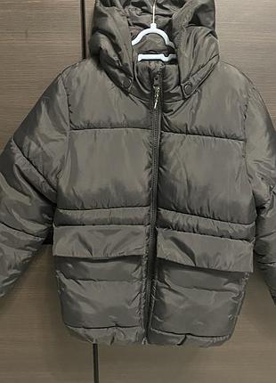 Куртка пуфер h&m  чорна, розмір 122/128 см