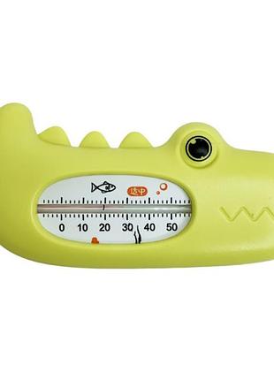 Игрушка-термометр для ванной "крокодил" mgz-1107(yellow)