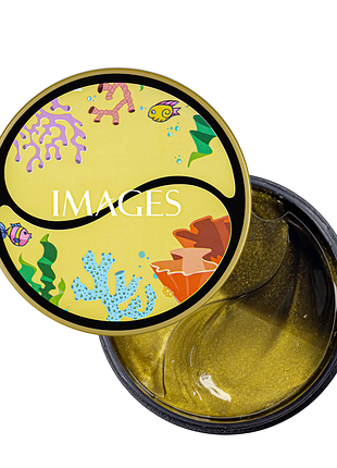 Патчи под глаза увлажняющие images golden seaweed с экстрактом водорослей 60 шт xxm93288 daily skin care