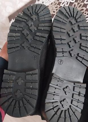 Замшевые сапоги 4