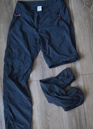 Quechua женские трекинговые 2в1 штаны шорты / 2xs размер