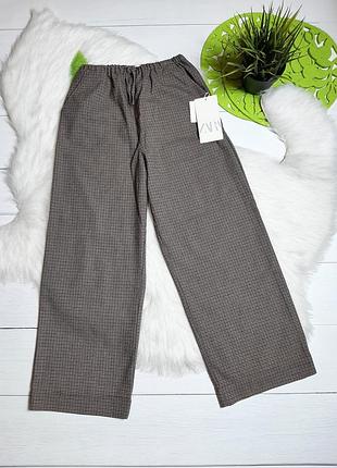 Стильные широкие брюки брюки брюки zara