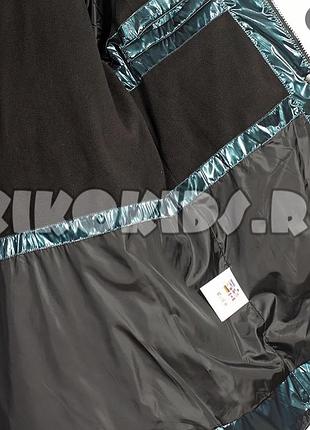 Куртка зимова для дівчинки kiko зелена. китай 3