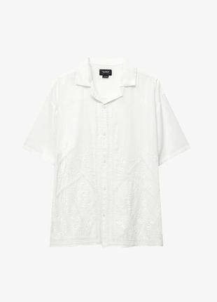 Сорочка з мережкою, вишивкою pull& bear,p. l