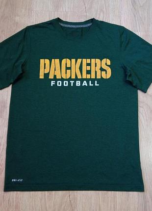 Футболка мужская nike dri-fit packers football