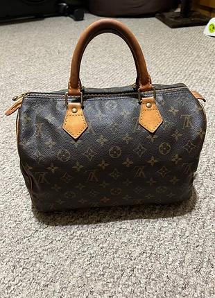 Сумка louis vuitton speedy 30 оригінал lv vintage 2004