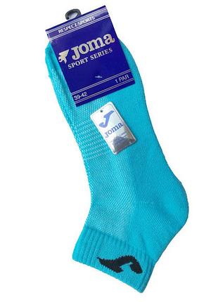 Чоловічі / жіночі шкарпетки джома оригінал joma ankle бірюзовий уні 39-42 400027.р03 t