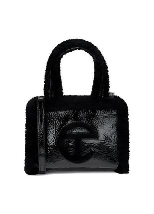 Сумка  ugg x telfar small shopper crinkle black