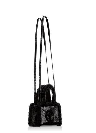Сумка  ugg x telfar small shopper crinkle black 3