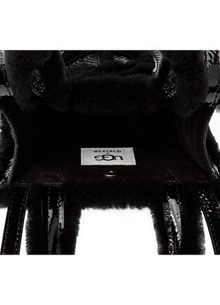 Сумка  ugg x telfar small shopper crinkle black 4