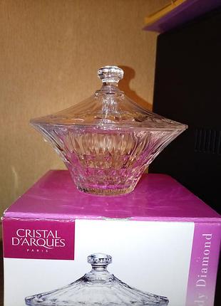 Ваза для цукерок cristal d'arques lady diamond 2