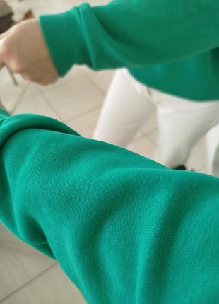 Свитшот зеленый pull and bear 7