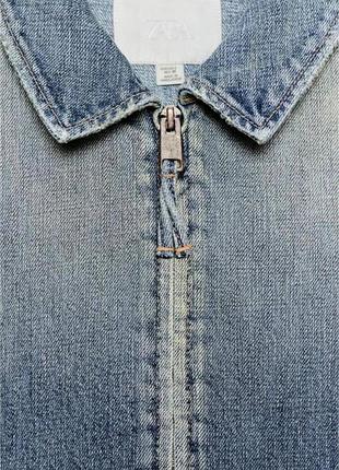Джинсова куртка zara 6