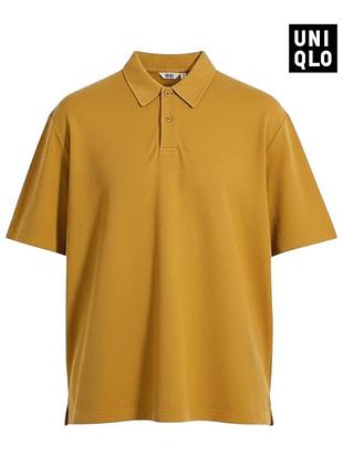 Оригинальное мужское свободное поло uniqlo u размер м мужская футболка с воротником юникло свободная оверсайз свободного кроя котоновая трикотажная а1