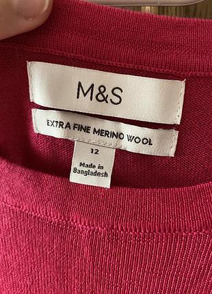 Вовняний джемпер/ вовна m&s 3
