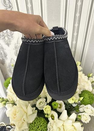 Уггі жіночі ugg чорні укорочені 3