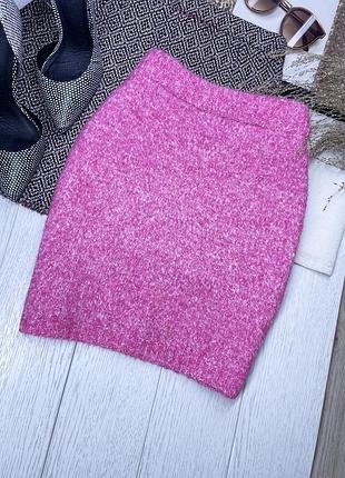 В’язана спідниця primark xs коротка спідниця рожева осіння спідниця мʼяка