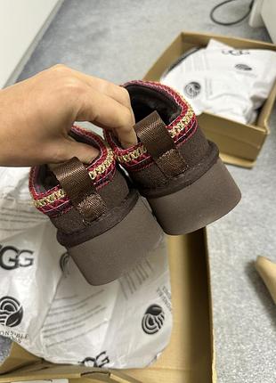 Уггі жіночі ugg укорочені коричневі 4