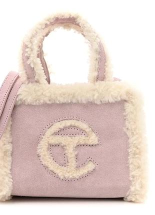 Оригінальна сумка ugg x telfar small shopping bag (у кольорі pink).