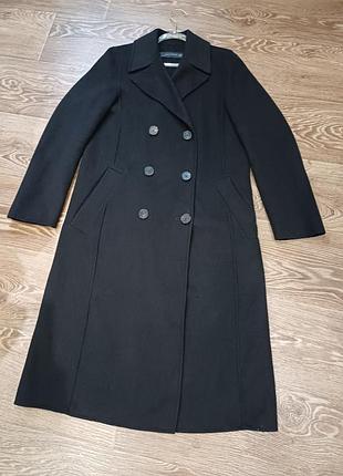 Пальто жіноче zara woman чорне міді