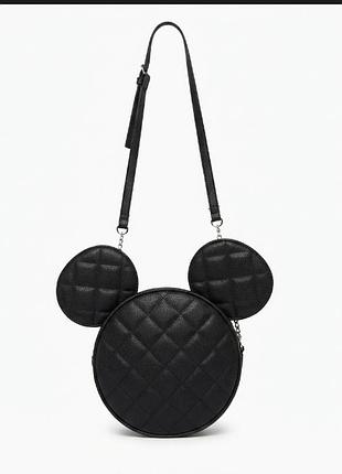 Сумка для жінок disney primark чорна стьобана кругла